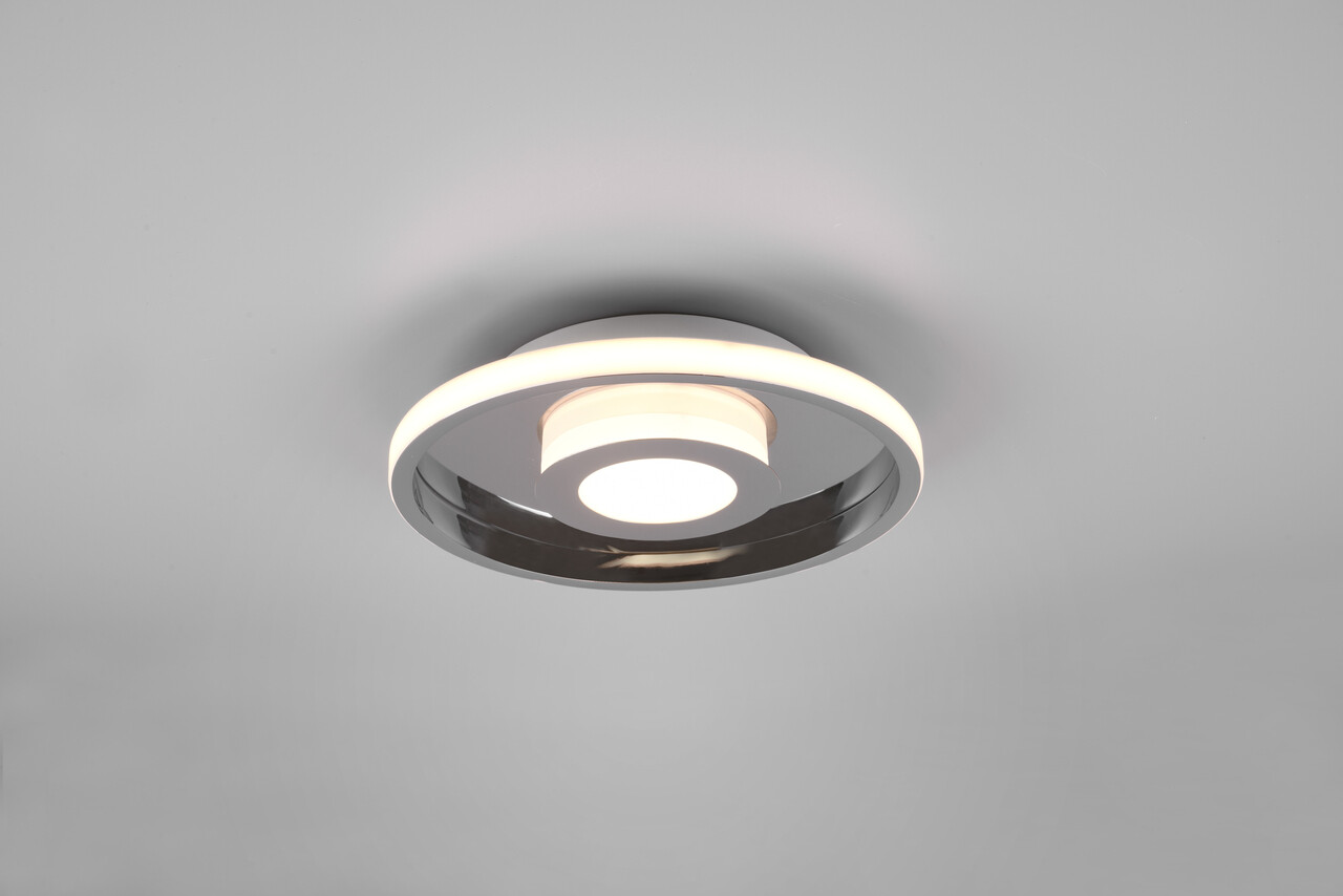 Plafoniera Ascari, TRIO, 30x6.8 cm, 28W, 1x SMD, metal, argintiu - imagine 5